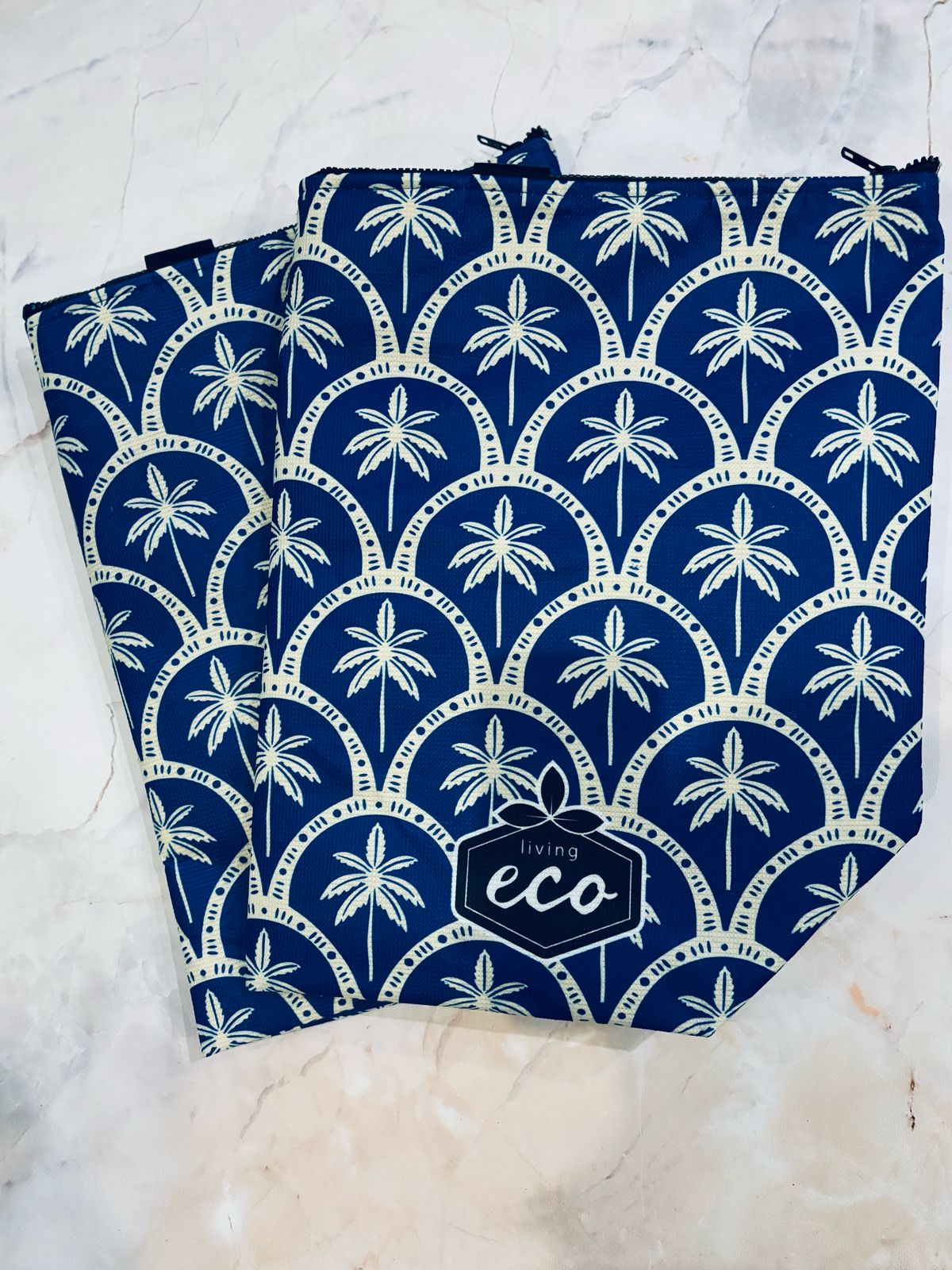 RPET Blue Palm Tote One